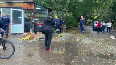 Фото - В Королеве водитель сбил двух пешеходов и врезался в овощной ларек